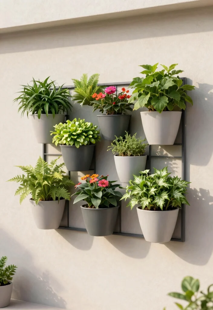 12 Outdoor Hanging Planter Ideas for Small Patios and Porches 34 12 Outdoor Hanging Planter Ideas for Small Patios and Porches 4. Hanging Wall Planters 0