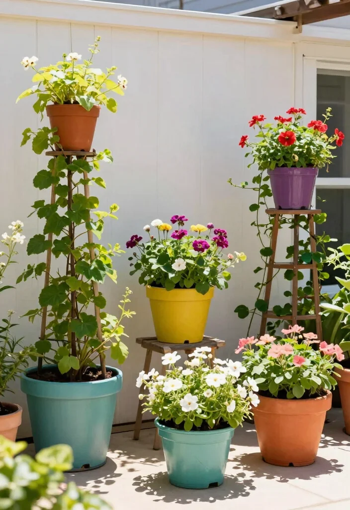 12 Outdoor Trellis Ideas for Functional Garden Design 111 12 Outdoor Trellis Ideas for Functional Garden Design 11. Trellis for Container Gardening 0