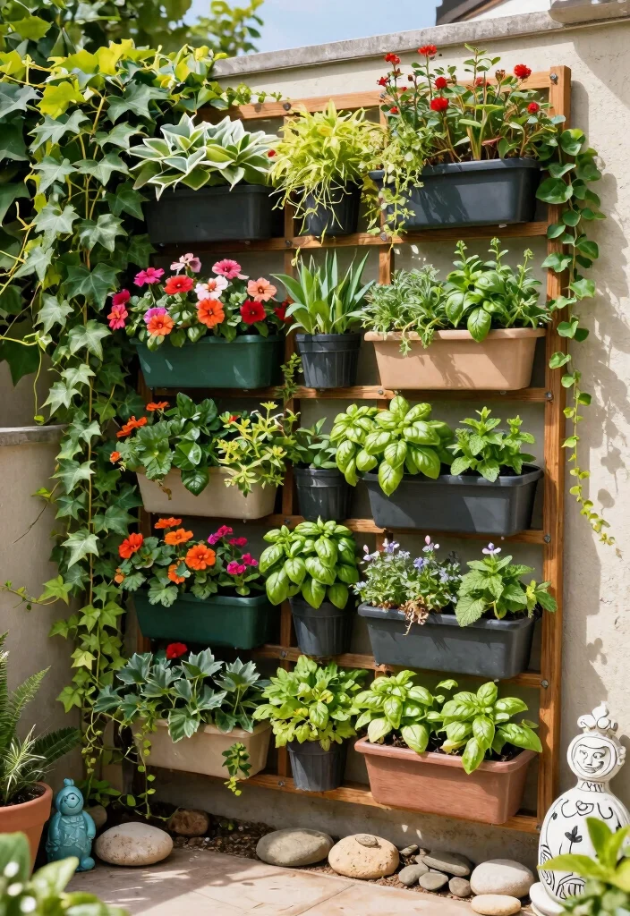 12 Outdoor Trellis Ideas for Functional Garden Design 23 12 Outdoor Trellis Ideas for Functional Garden Design 3. Vertical Garden Wall 0