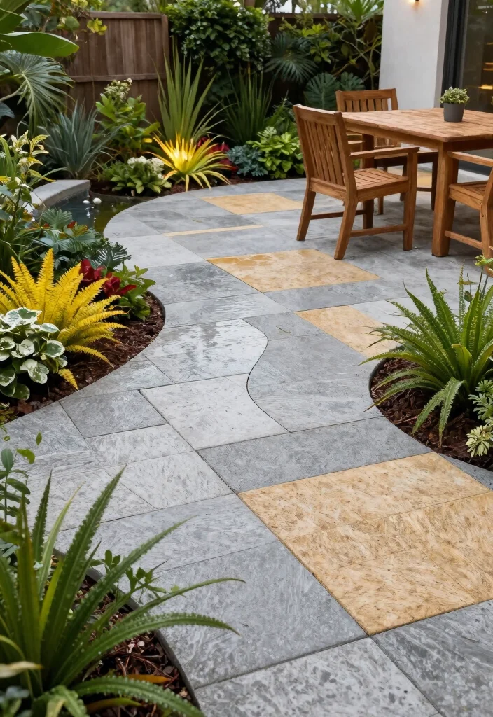 12 Patio Ideas With Pavers for Durable Outdoor Spaces - 3. Eco-Friendly Permeable Pavers for Sustainable Design 1