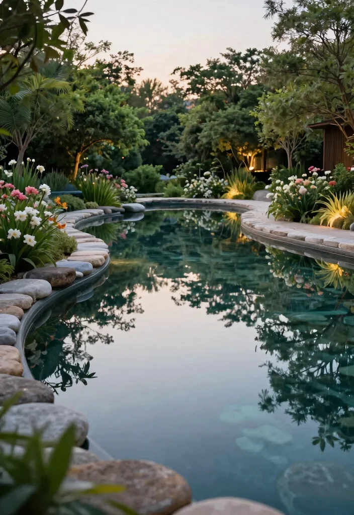 12 Pond Backyard Ideas for Peaceful Garden Landscapes - 11. Reflecting Pool 1