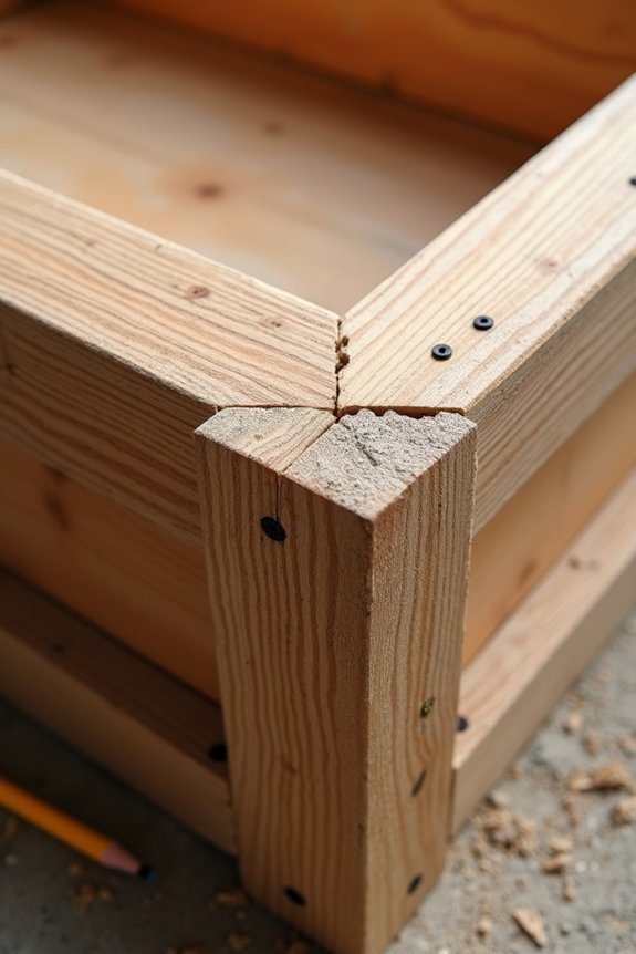What Do Planter Boxes Need in a Bottom for Proper Installation? 3 bottom cleat planter framework for drainage
