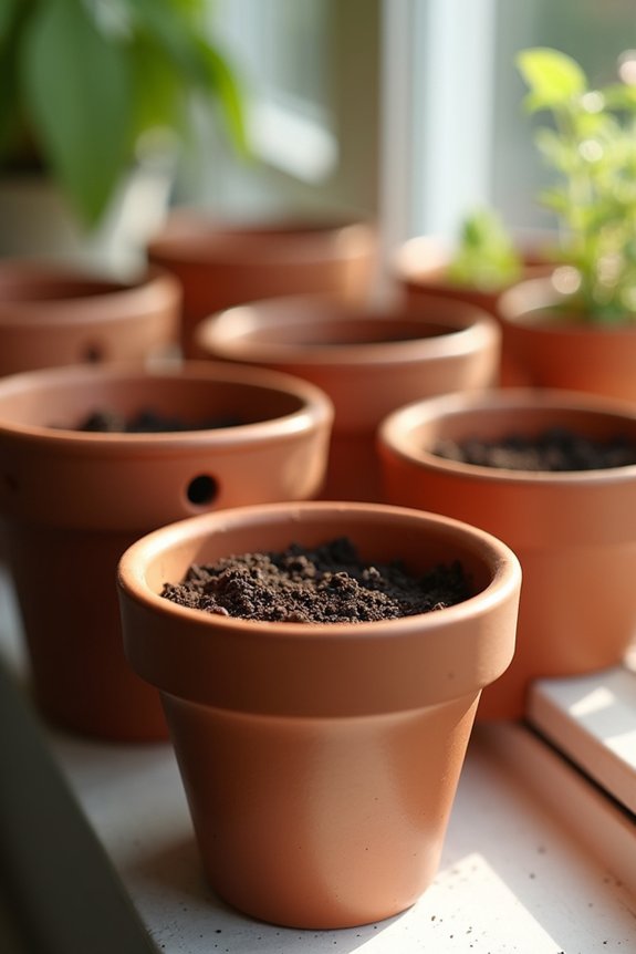 bright airy sunny pot placement