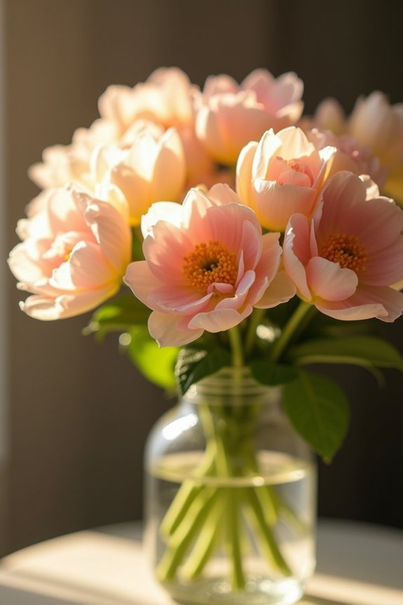 What Light Do Cut Flowers in a Vase Need? 5 bright indirect sunlight rotate flowers