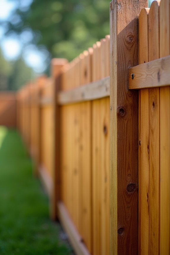 cedar fence lasting decades with proper care