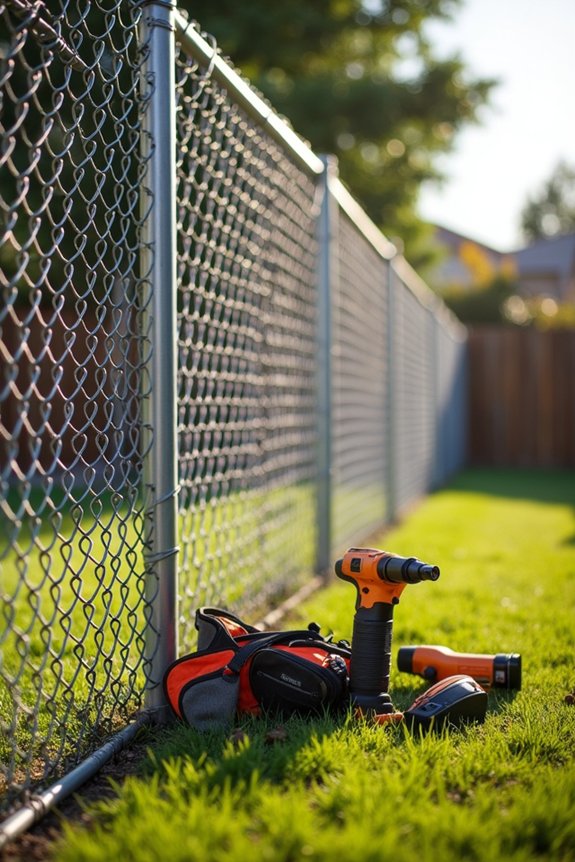chain link costs far lower labor