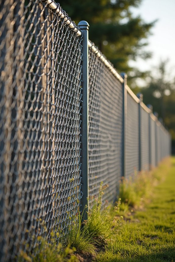 chain link lasts decades cheaper upkeep