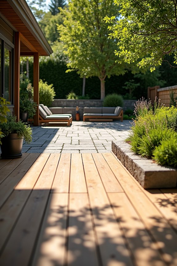 The 10 Main Differences Between Patios and Decks 7 composite decking preserves resale value best