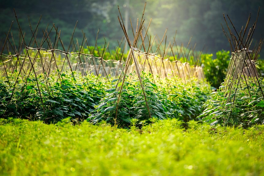 do cucumbers require trellis support