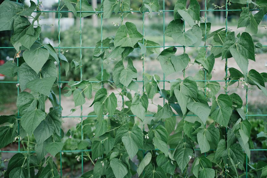 do green beans require support