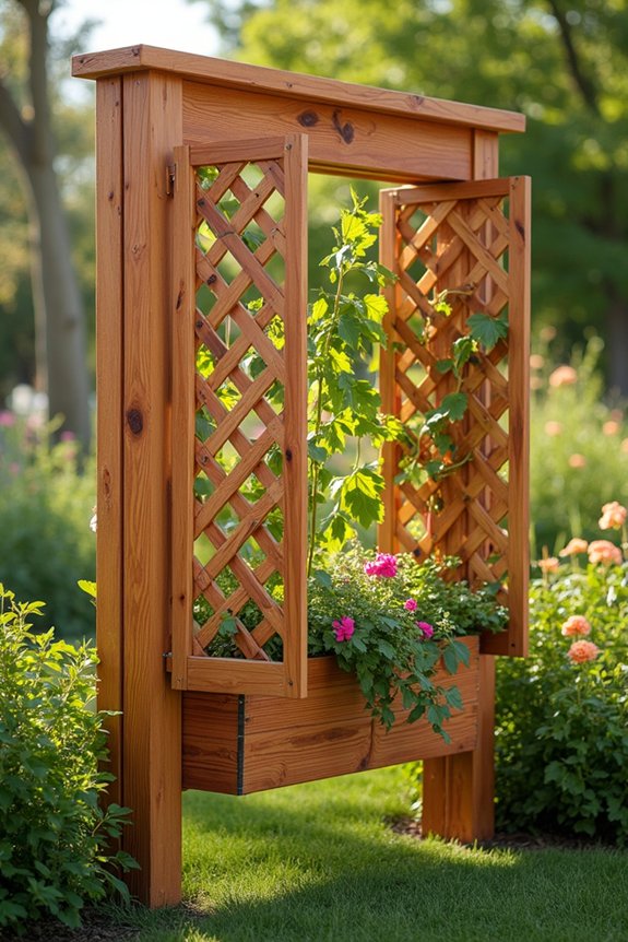 double panel trellis expansion options