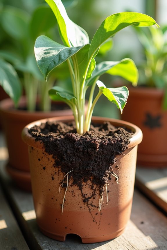 drainage holes prevent root rot
