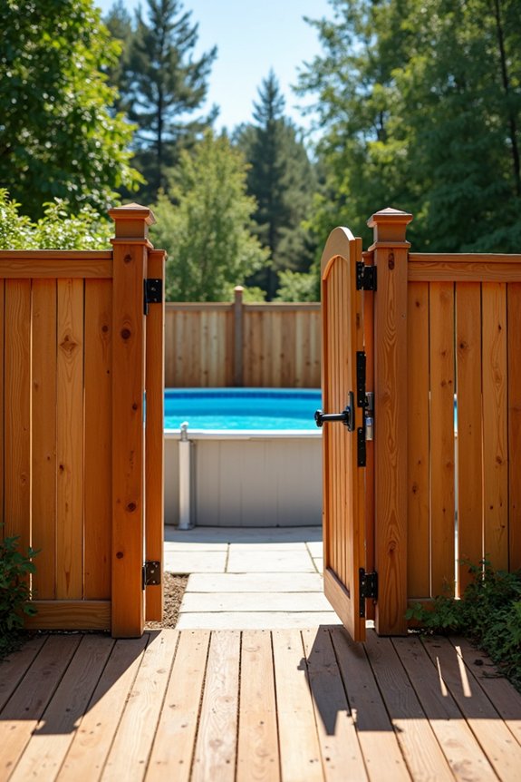fence height gaps latch isolation