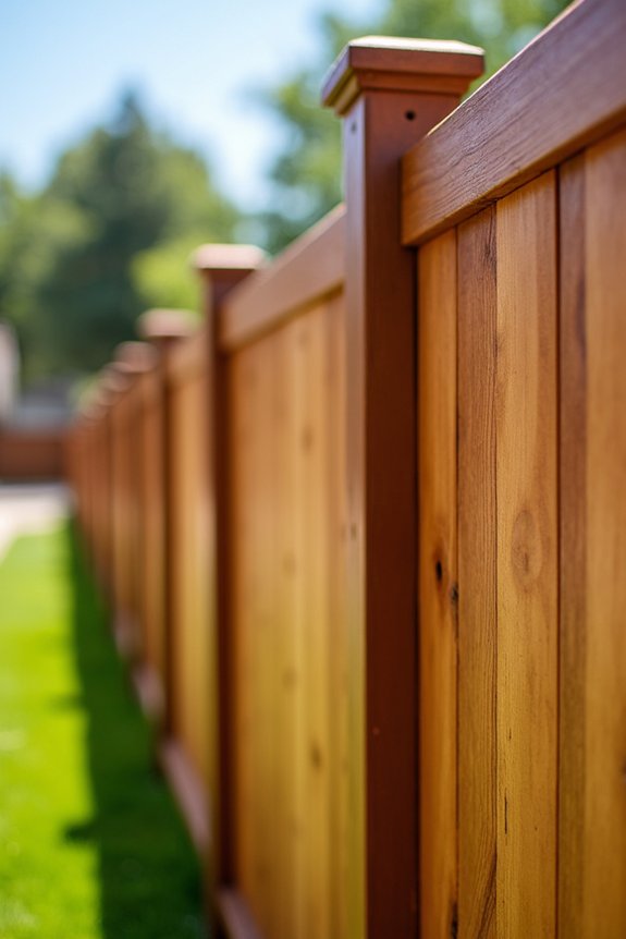 fence style governs stain quantity
