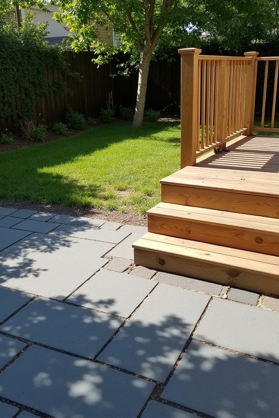 The 10 Main Differences Between Patios and Decks 1 flat yards favor patios slopes favor decks