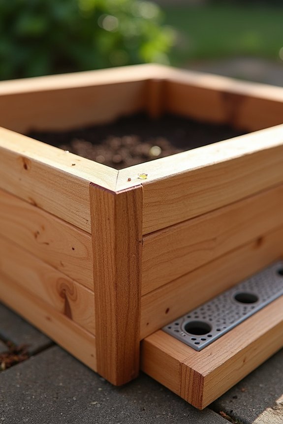 Do Planter Boxes Need Drainage? 12 garden planter with drainage system