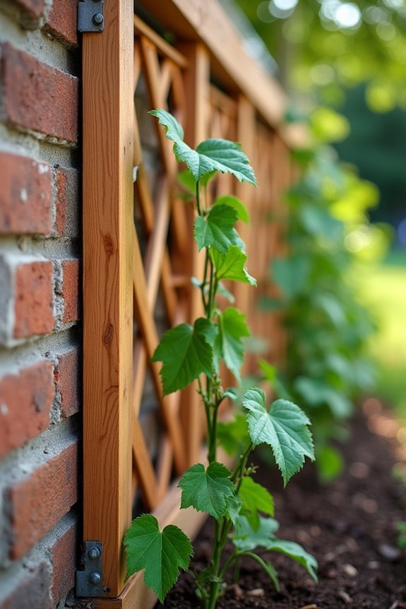 ground based vs wall mounted trellis hybrids
