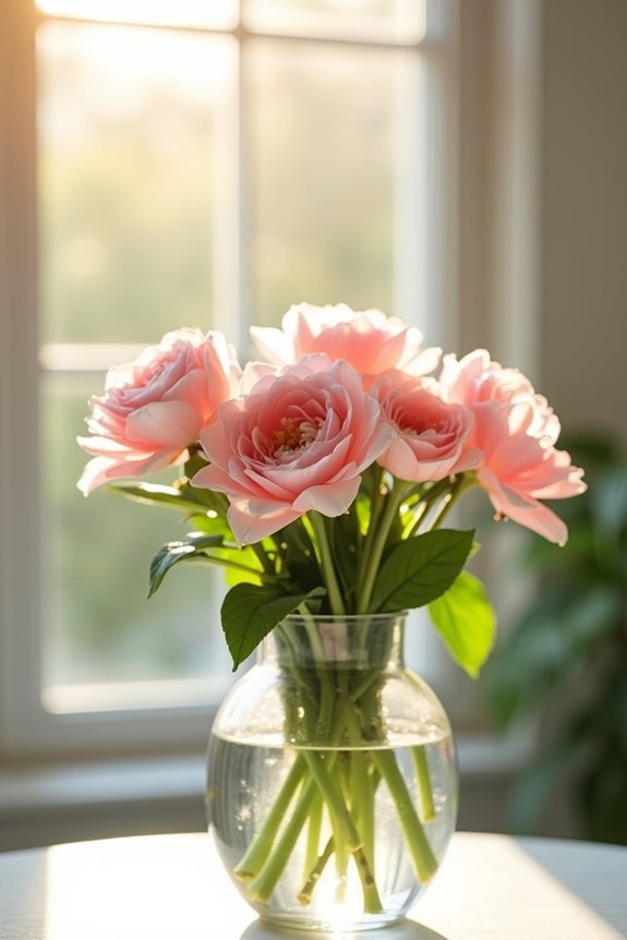 What Light Do Cut Flowers in a Vase Need? 1 indirect light extends cut flower life