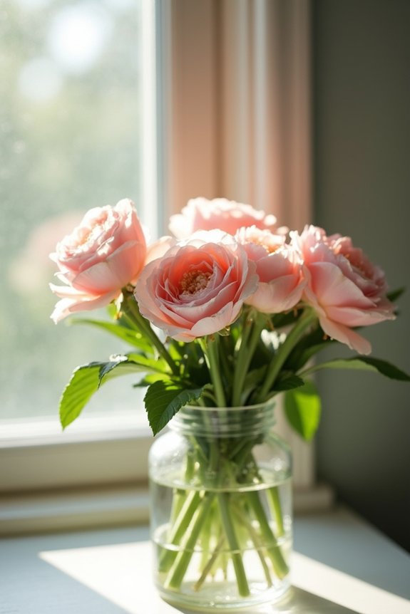 What Light Do Cut Flowers in a Vase Need? 2 indirect light preserves flower color vitality