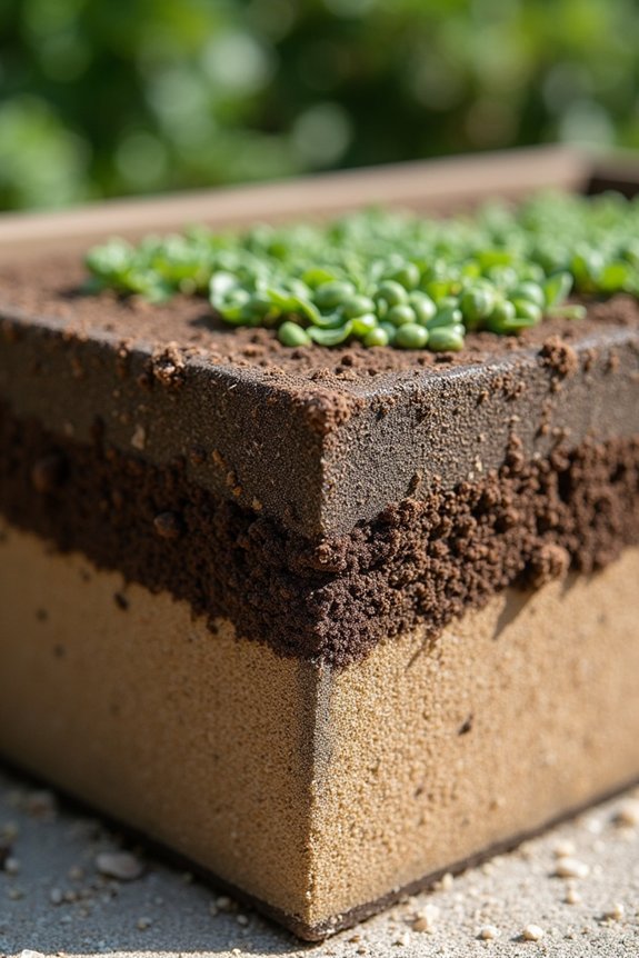 What Do Planter Boxes Need in a Bottom for Proper Installation? 5 layered drainage with breathable fabric