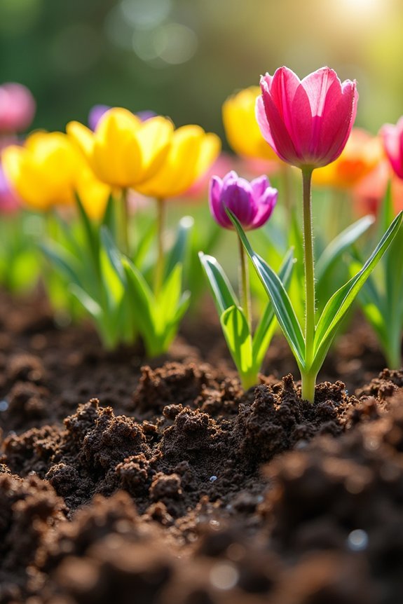 What Conditions Do Flowers Need to Grow? 2 loam texture with organic matter