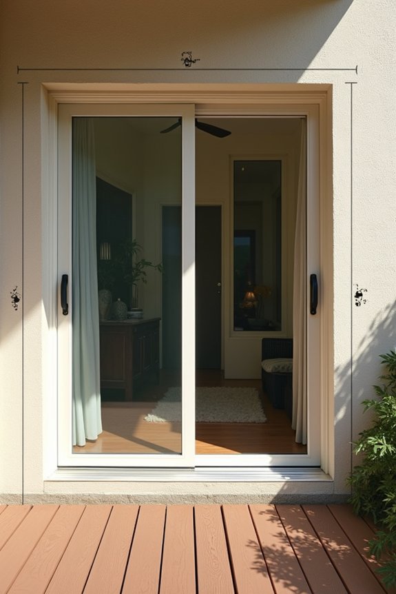 measuring patio door dimensions accurately