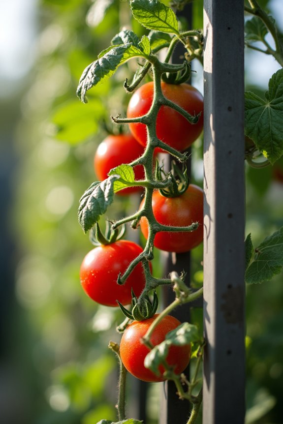 Do You Have to Trellis Tomatoes? 5 metal panel trellis for tomatoes