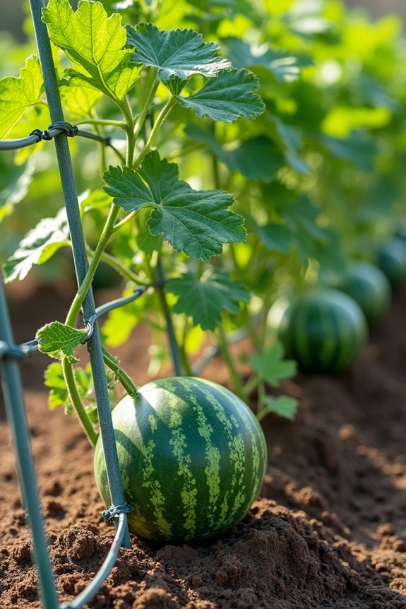 mounded beds boost watermelon roots