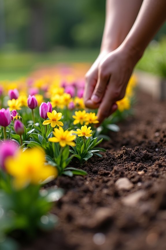 How to Grow Flowers Successfully in Mulch 3 mulch back plant water finish