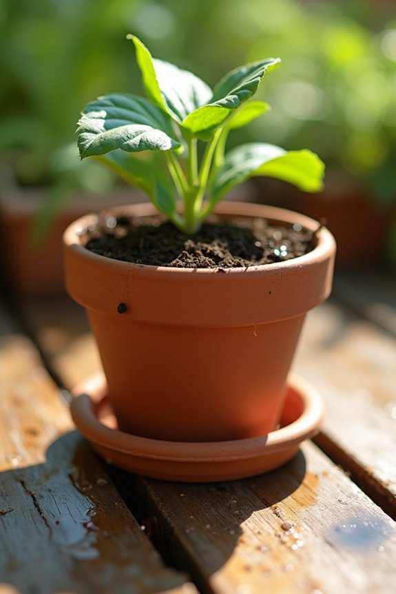 no drainage planters can work