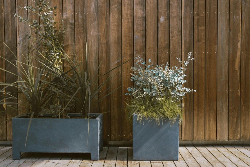 planter boxes require drainage considerations