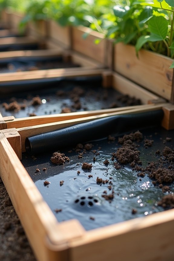 prevent moisture protect planter roots