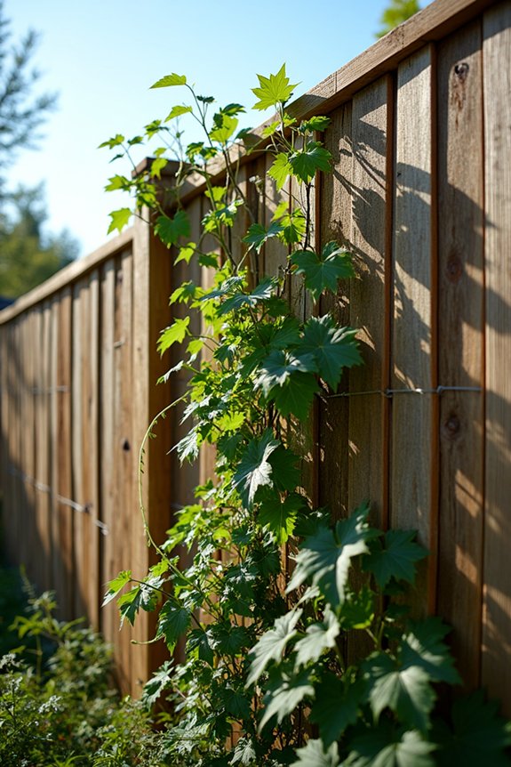raising trellis with panels
