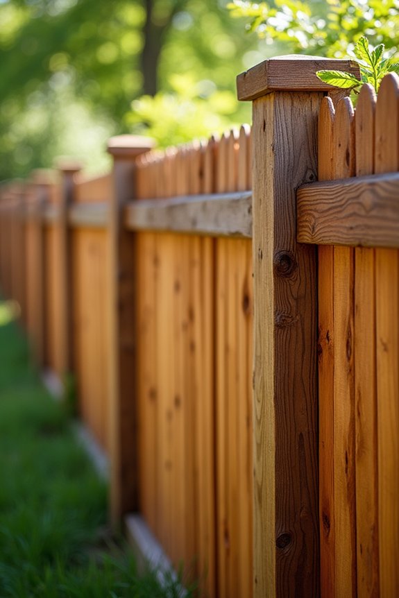 redwood cypress fence durability decades
