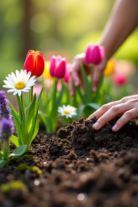 How to Grow Flowers Successfully in Mulch 6 refresh mulch 2 3 inches around plants