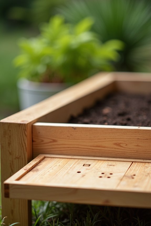 Do Planter Boxes Need Drainage? 9 removable bottom boards preserve planter