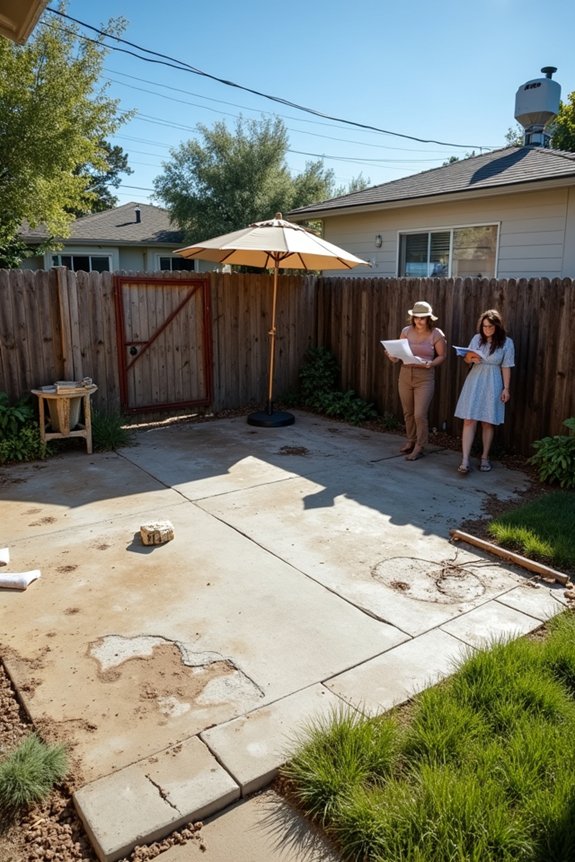 retroactive permit for unpermitted patio