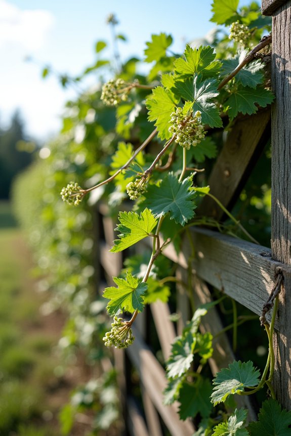 seasonal trellis inspection and pruning routine