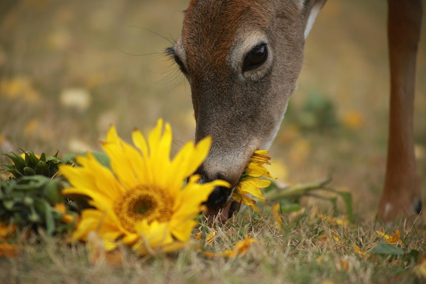 seven flowers deer avoid in garden