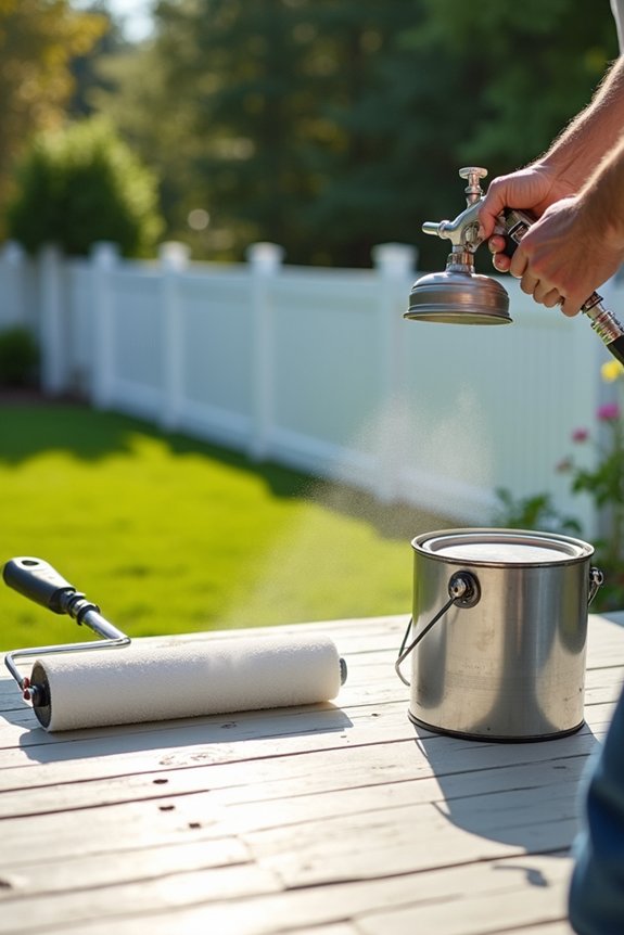 should you paint vinyl fence