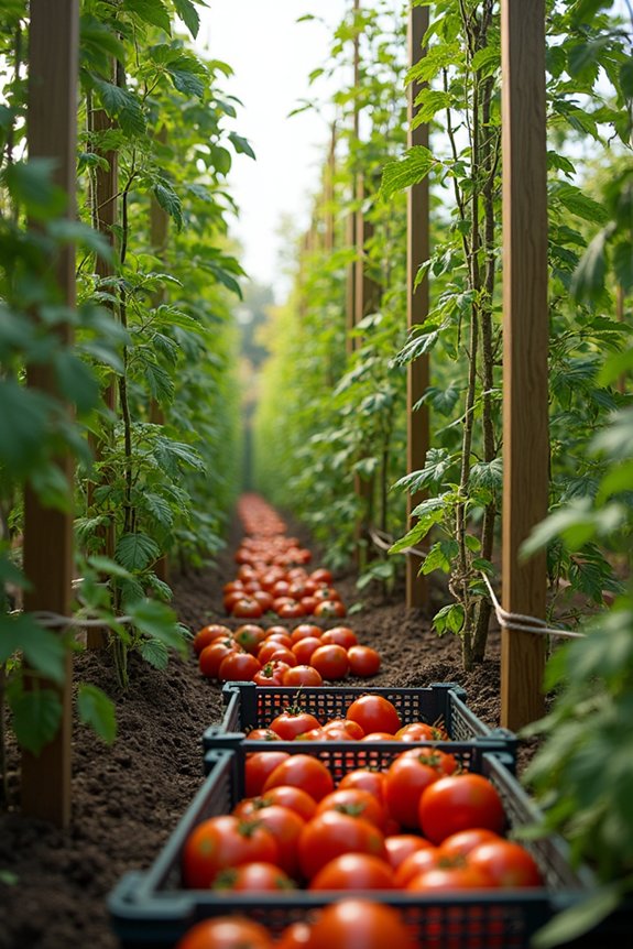 Do You Have to Trellis Tomatoes? 4 stakes cages panels compared