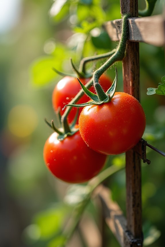 Do You Have to Trellis Tomatoes? 1 staking tomatoes improves health yields