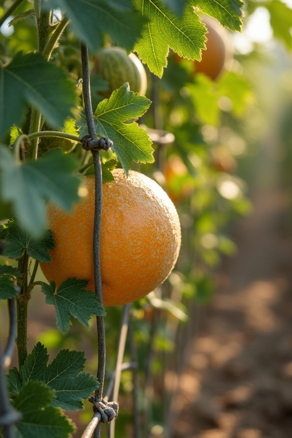 sturdy trellis for cantaloupe