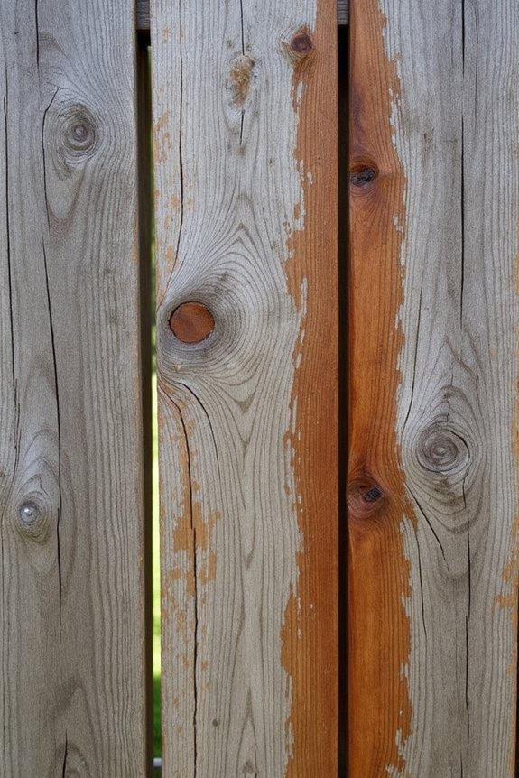 weathered wood requires more stain